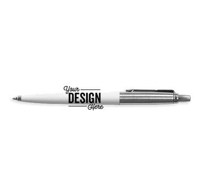 Parker Jotter Ballpoint Pen (black ink) - White