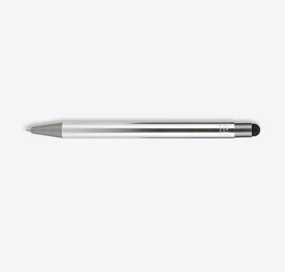 Full Color Recycled Aluminum Stylus Gel Pen (black ink)-default