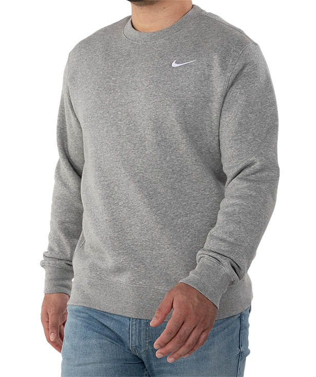 Custom Nike Club Fleece Crewneck Sweatshirt Design Crewneck