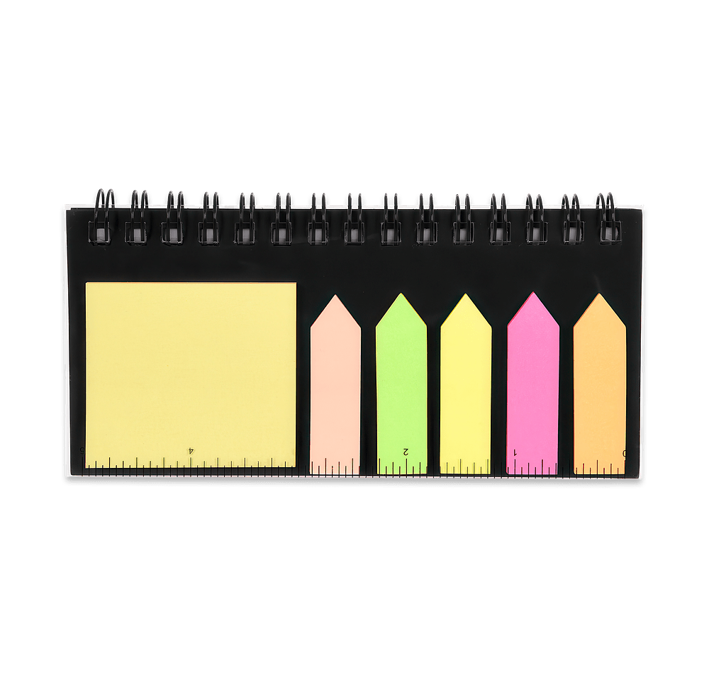 Multi-Use Mini Notebook and Sticky Notes Desk Set-default