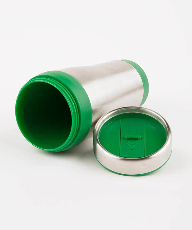 16 oz. Carmel Insulated Steel Travel Mug
