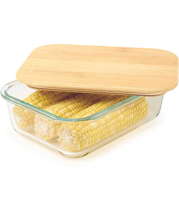 7 Cup Storage Container with Bamboo Lid