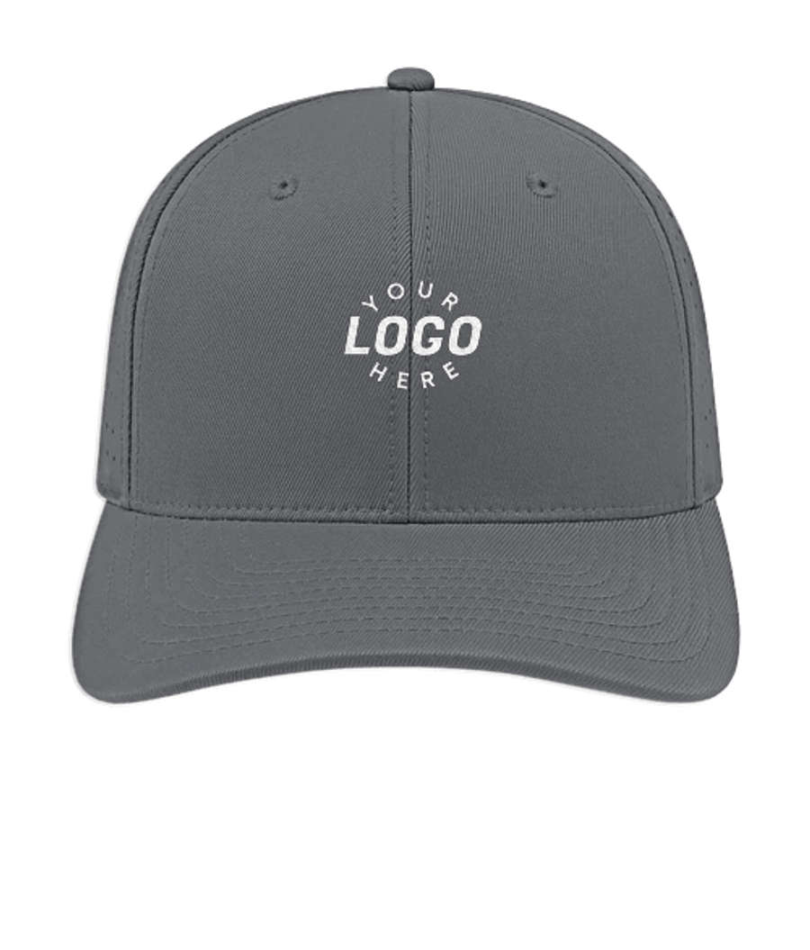 Cap America Perforated Snapback Performance Hat in Graphite