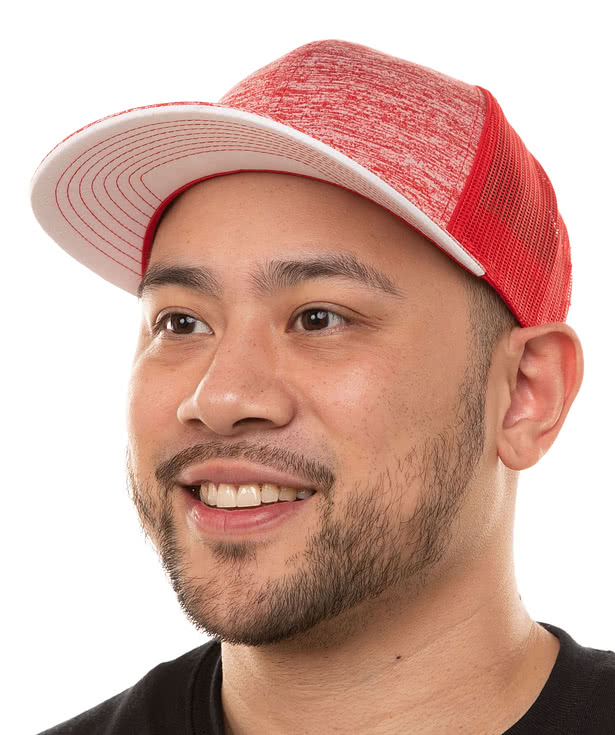 Pacific Headwear Aggressive Heather Trucker Hat