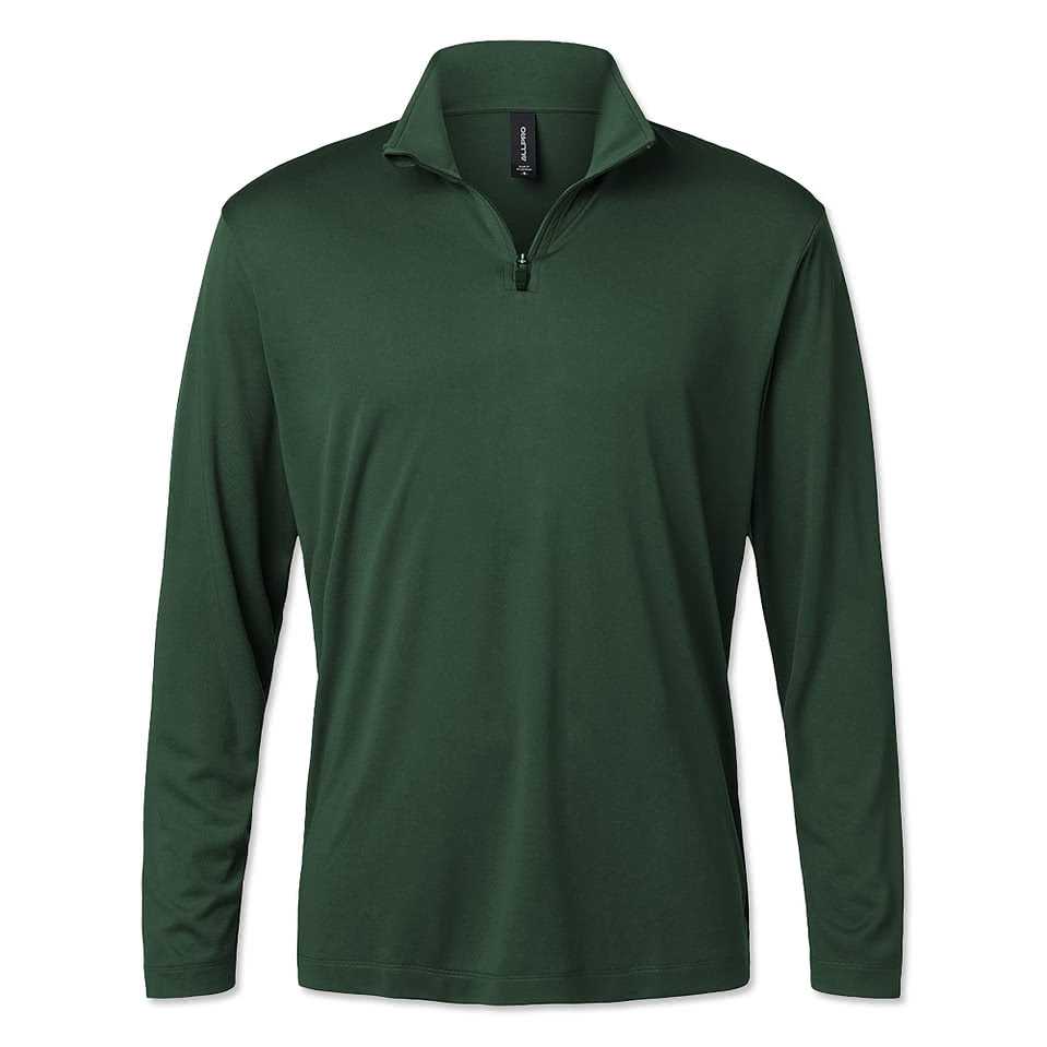 AllPro Pro-Lock UPF 50 Quarter Zip Performance Shirt - Printed
