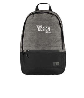 New Era Legacy Backpack - Color: Black Twill Heather/ Black