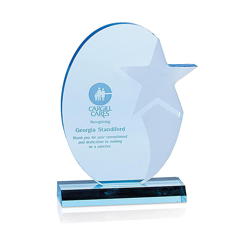 Laser Engraved Stellar Award
