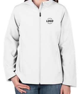 Team 365 Women's Soft Shell Jacket - Color: White