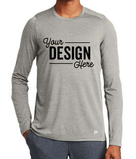 New Era Series Long Sleeve Performance Shirt - Color: Rainstorm Grey