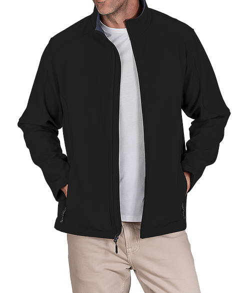 Fossa Apparel Nexus Stretch Soft Shell Jacket in Black