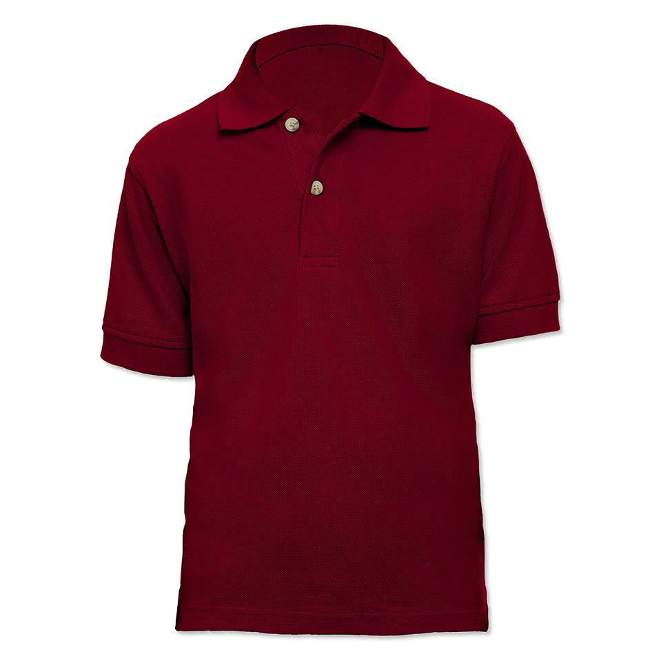 Blue Generation Youth Superblend Easy-Care Pique Polo - Embroidered