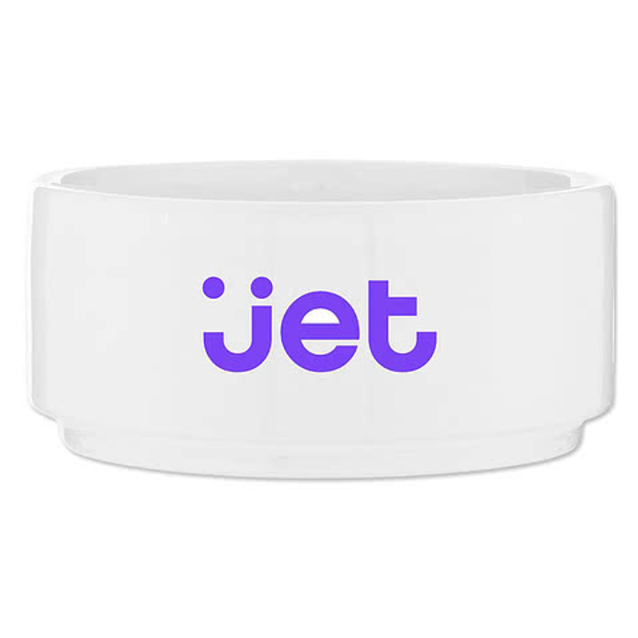 Parker 16 oz. Ceramic Pet Bowl in White