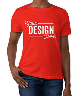 Bella + Canvas Women's Jersey T-shirt - Color: Poppy