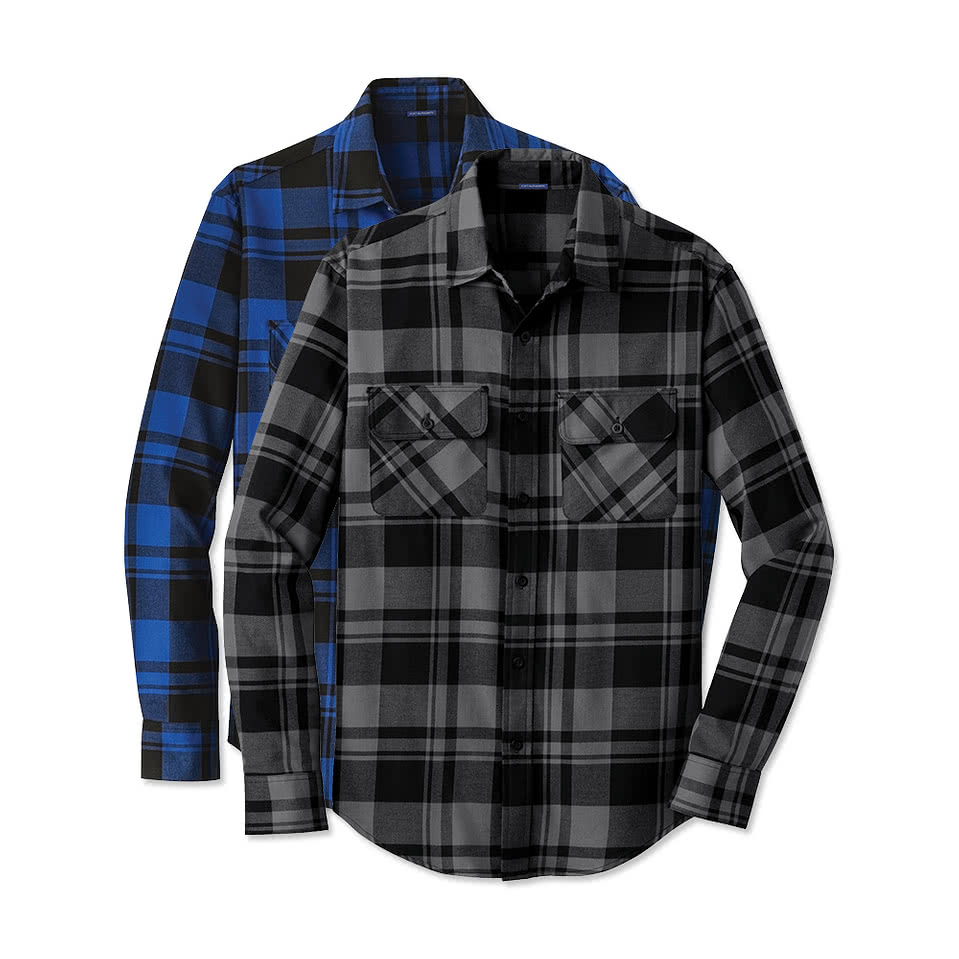 Port Authority Plaid Flannel Shirt