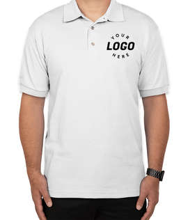 Gildan DryBlend 50/50 Jersey Polo - Color: White
