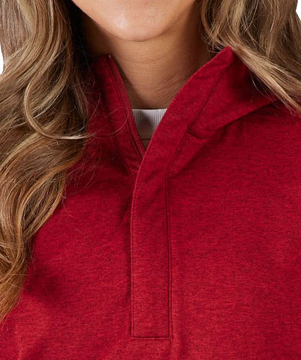 Storm Creek Women's Sidekick Recycled Hooded Quarter Zip Sweatshirt