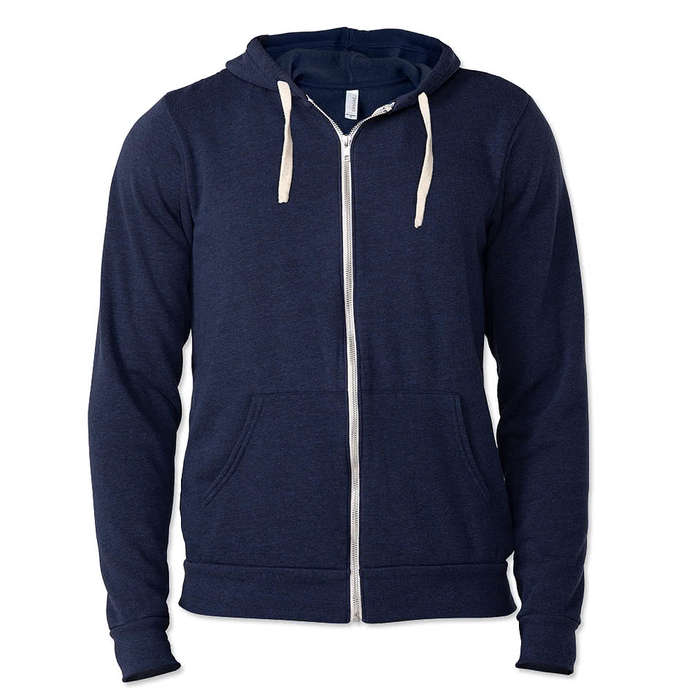 Bella + Canvas Tri-Blend Zip Hoodie