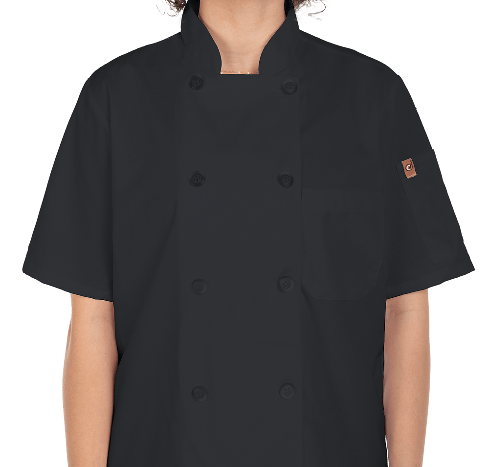 Red Kap Women's MIMIX Short Sleeve Chef Coat-default