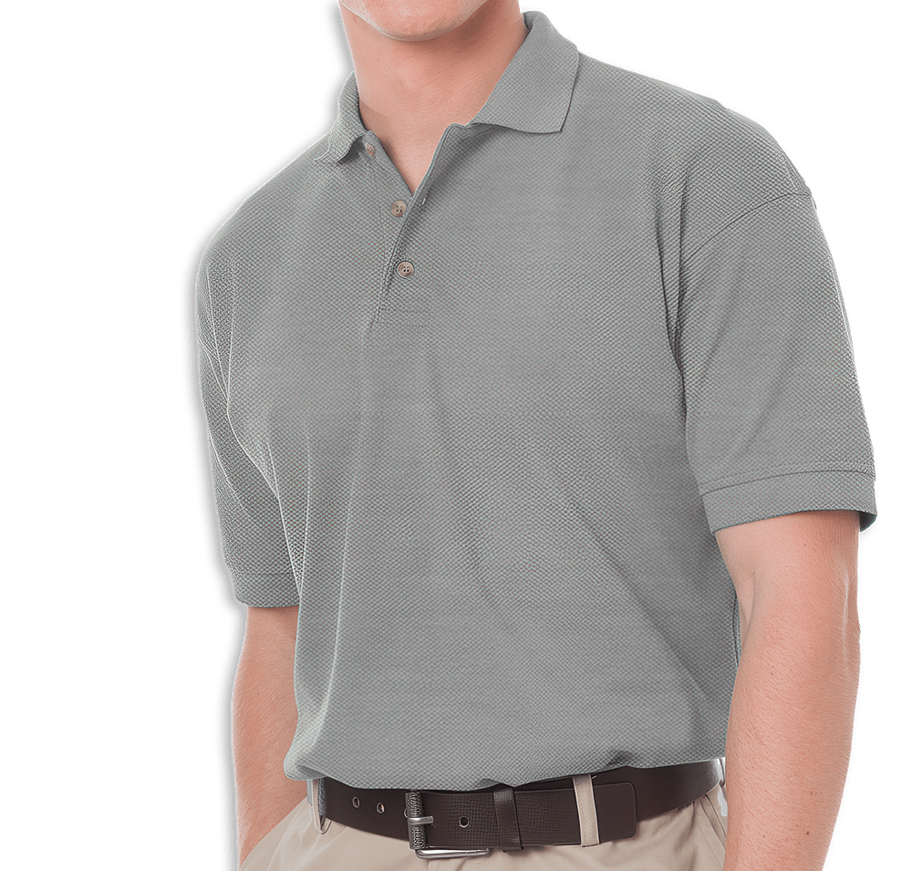 Blue Generation Cotton Pique Polo - Printed-default