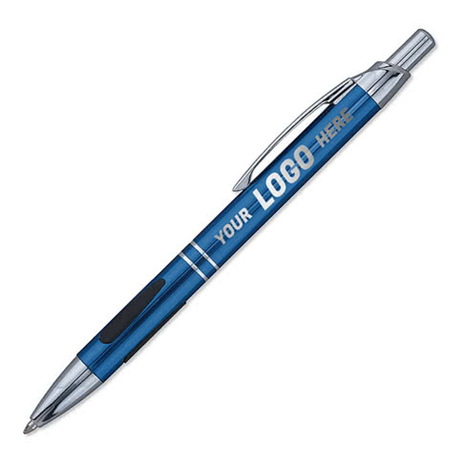 Laser Engraved Vienna Ballpoint Pen (black ink) in Black