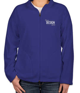 Team 365 Women's Full Zip Microfleece Jacket - Color: Sport Royal