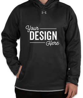 Under Armour Double Threat Armour Fleece® Hoodie - Color: Black / Steel