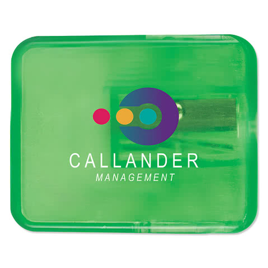 Pencil Sharpener in Translucent Blue