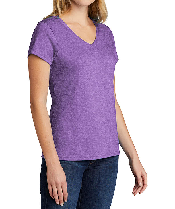 Port & Company Women's Core Tri-Blend V-Neck T-shirt