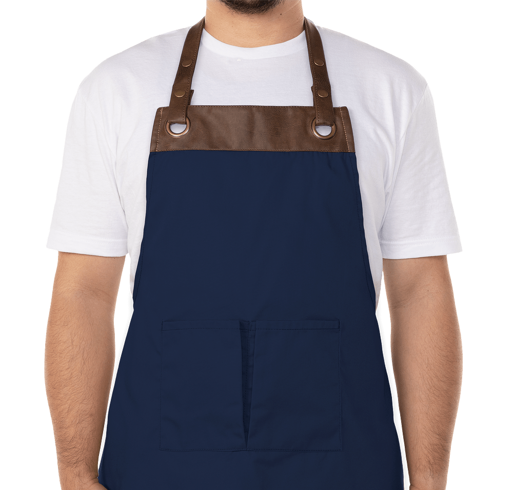 Artisan Collection Espresso Lightweight Full Length Apron - Embroidered-default