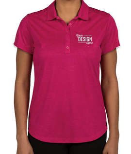 Nike Dri-FIT Women's Crosshatch Performance Polo - Color: Fireberry / Sport Fuchsia