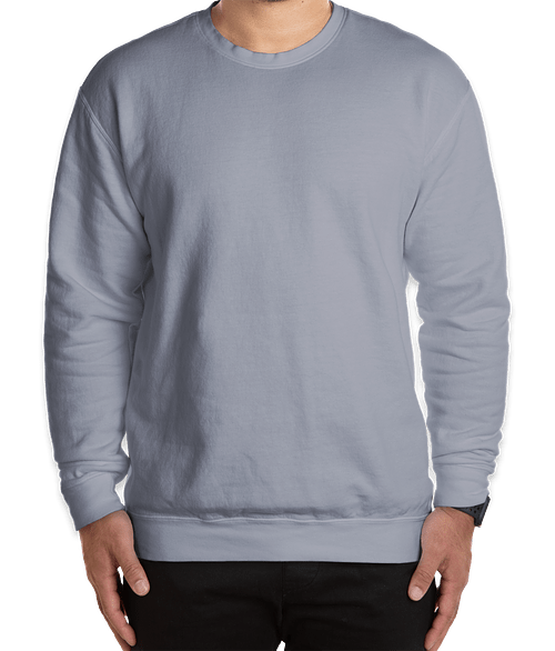 Comfort Colors Lightweight Crewneck Sweatshirt in Blue Jean