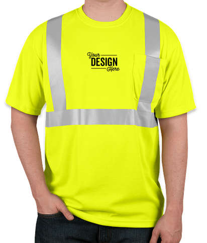 CornerStone Class 2 Performance Safety Pocket Shirt - Safety Yellow