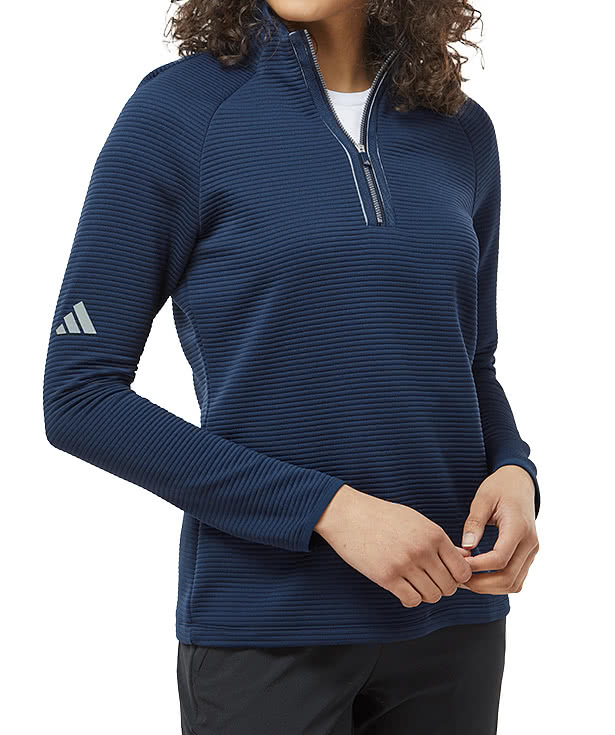 Adidas Women's Spacer Recycled Quarter Zip Sweatshirt