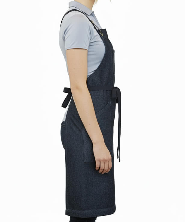 Edwards Denim Full Length Three-Pocket Apron