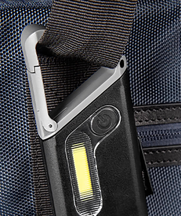 Clip 'N Grow Rechargeable COB Flashlight Carabiner Keychain