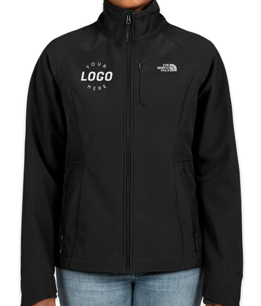 The North Face Women's Apex Barrier Soft Shell Jacket - Embroidered in TNF Black