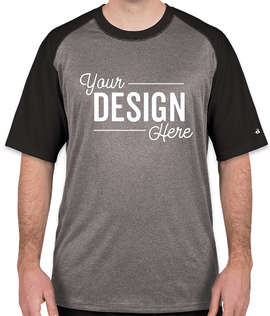 Badger Pro Heather Short Sleeve Raglan Performance Shirt