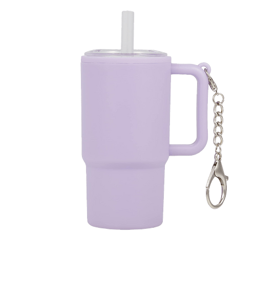 4 oz. Shot Glass Tumbler w/ Keychain in Purple