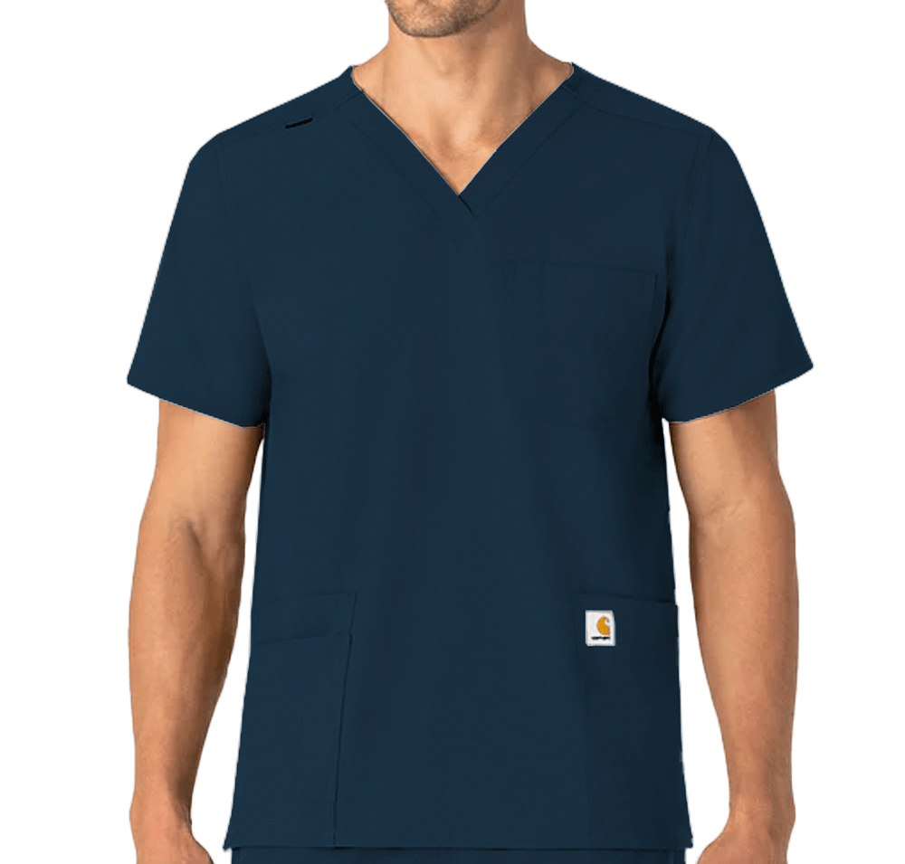 Carhartt Force Essentials Recycled V-Neck Scrub Top-default