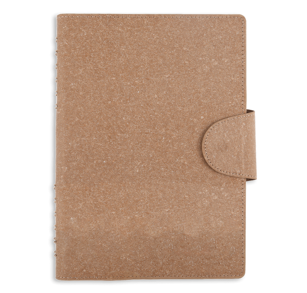 EcoScribe Soft Cover Spiral Notebook with Snap Closure-default