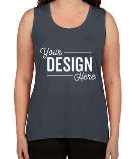 Anvil Women's Freedom Muscle Tank - Color: Navy