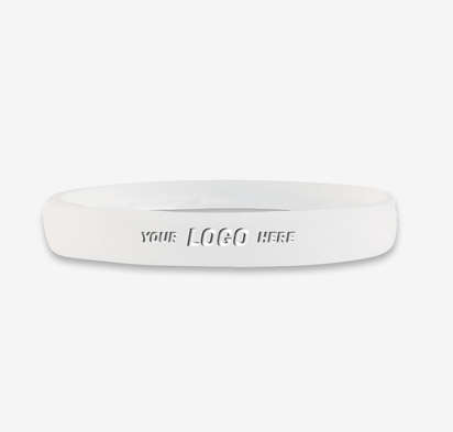 Laser Engraved Silicone Bracelet-default