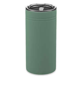 12 oz. Sherpa Vacuum Tumbler and Slim Can Insulator - Color: Dark Mineral Green