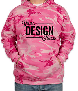 Code Five Camo Pullover Hoodie - Color: Pink Woodland