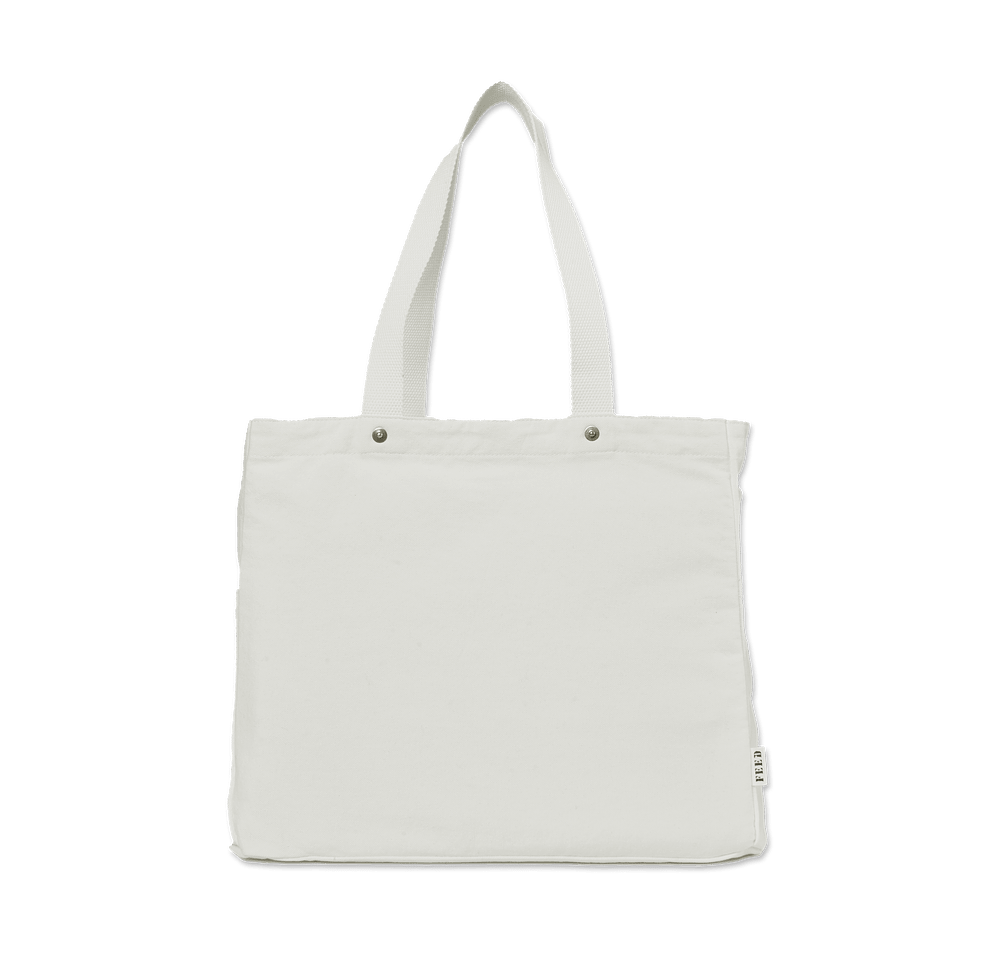 FEED Medium Organic Cotton Rivet Tote Bag-default