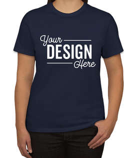 Port & Company Women's Core Cotton T-shirt - Color: Navy