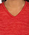 Augusta Women's Tonal Heather V-Neck Performance Shirt