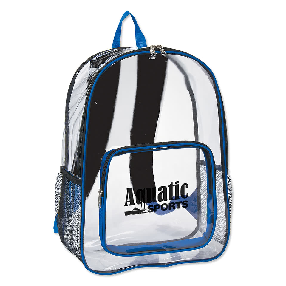 Clear EVA Double Zippered Backpack