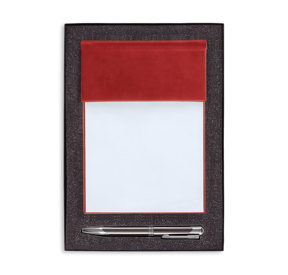 Castelli Debossed Tucson Medio Cube Notepad Gift Set-default