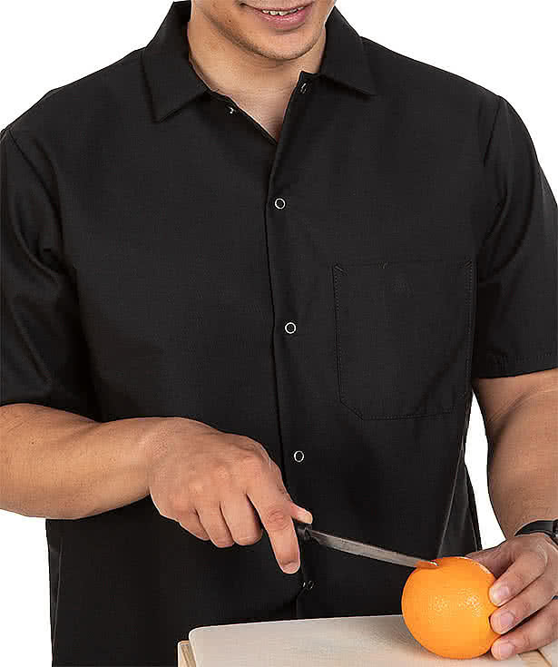 Chef Designs Poplin Pocket Cook Shirt